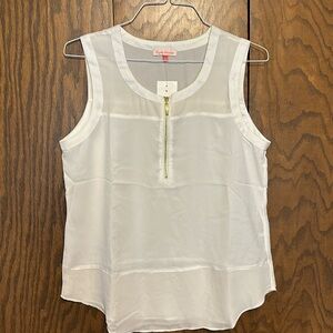 BUNDLE 4/$30 NWT LADIES L ENGLISH LAUNDRY SLEEVELESS FLOWY TOP
